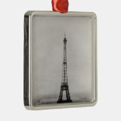 Bouw van de Eiffeltoren Metalen Ornament (Rechts)