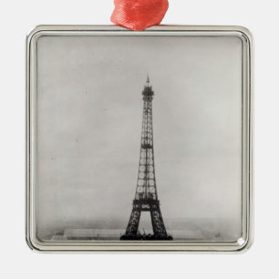 Bouw van de Eiffeltoren Metalen Ornament