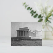 Bouw van de Lincoln Memorial (1920) Briefkaart (Staand voorkant)