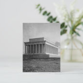 Bouw van de Lincoln Memorial (1920) Briefkaart (Staand voorkant)