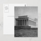 Bouw van de Lincoln Memorial (1920) Briefkaart (Voorkant / Achterkant)