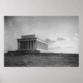 Bouw van de Lincoln Memorial (1920) Poster (Voorkant)