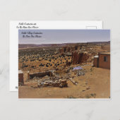 Bouw van de Pueblo Mesa Briefkaart (Voorkant / Achterkant)