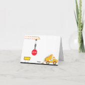 Bouw van de vogeldag bedankkaart (Achterkant)