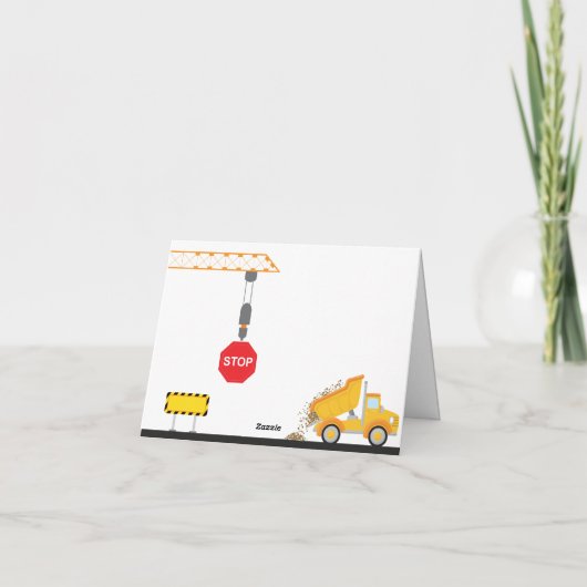 Bouw van de vogeldag bedankkaart (Achterkant)