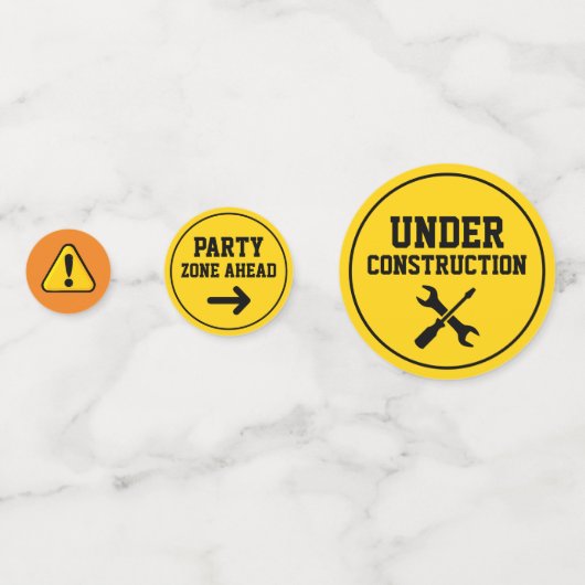 Bouw van de vogeldag confetti (Voorkanten)