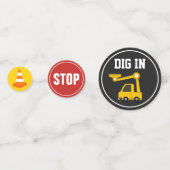 Bouw van de vogeldag confetti (Achterkanten)