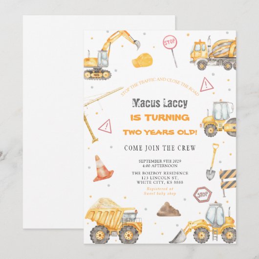 Bouw van de vogeldag kaart (Voorkant / Achterkant)