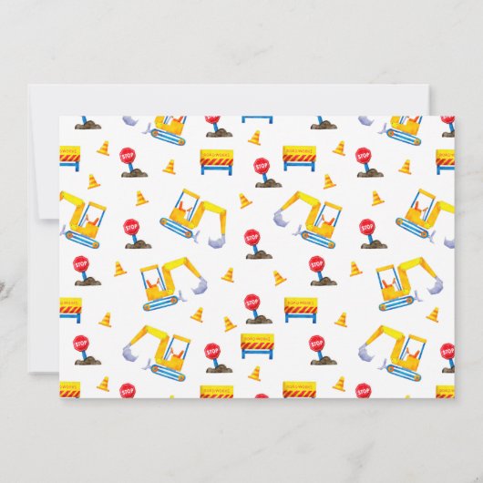 Bouw van de vogeldag kaart (Achterkant)