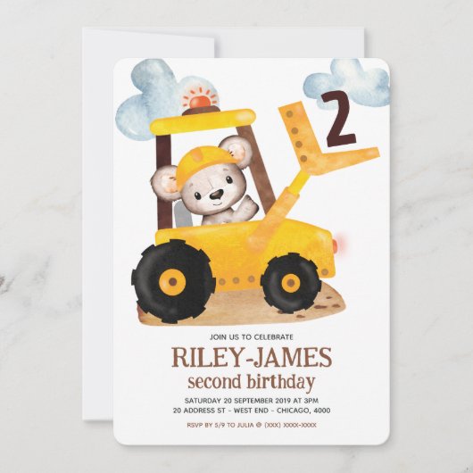 Bouw van de vogeldag kaart (Voorkant)