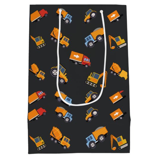 Bouw van de vogeldag medium cadeauzakje (Achterkant)