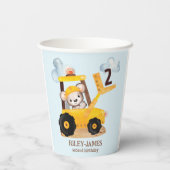 Bouw van de vogeldag papieren bekers (Achterkant)