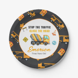 Bouw van de vogeldag papieren bordje