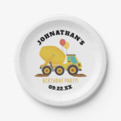 Bouw van de vogeldag papieren bordje (Voorkant)