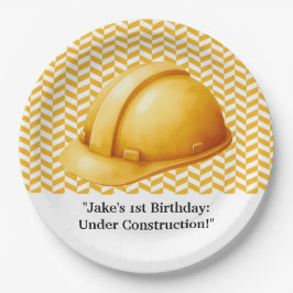 Bouw van de vogeldag papieren bordje