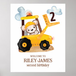 Bouw van de vogeldag poster