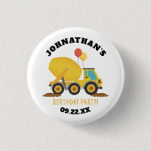 Bouw van de vogeldag ronde button 3,2 cm (Voorkant)