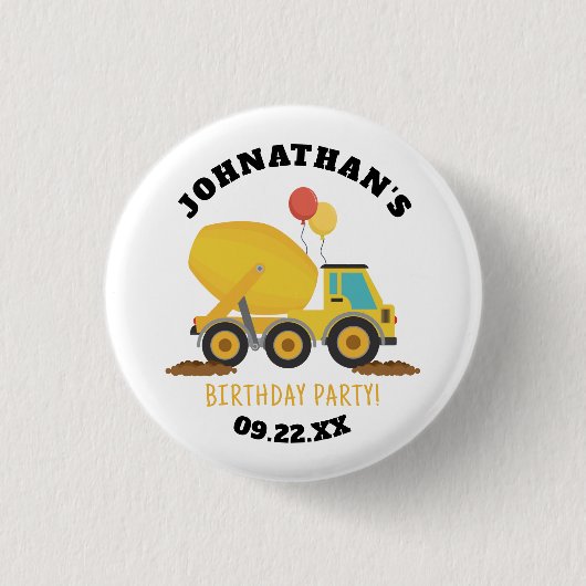 Bouw van de vogeldag ronde button 3,2 cm (Voorkant)