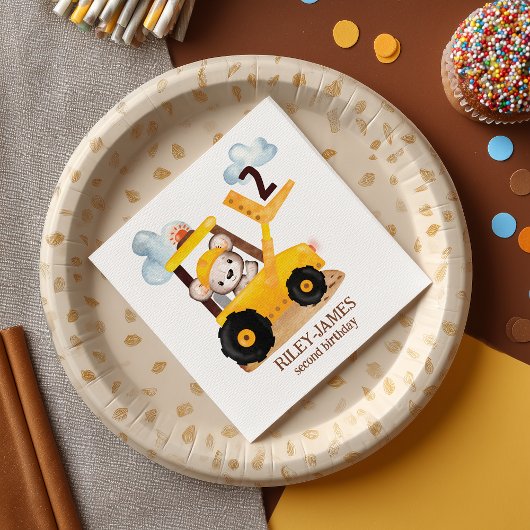 Bouw van de vogeldag servet