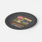 Bouw van een 'Birthday Party'-Bord, pompelwagen Papieren Bordje (Gekanteld)