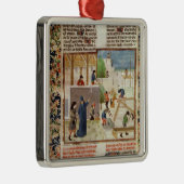 Bouw van een huis metalen ornament (Rechts)