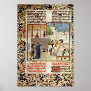 Bouw van een huis poster