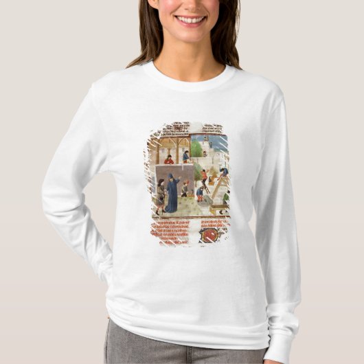 Bouw van een huis t-shirt (Voorkant)