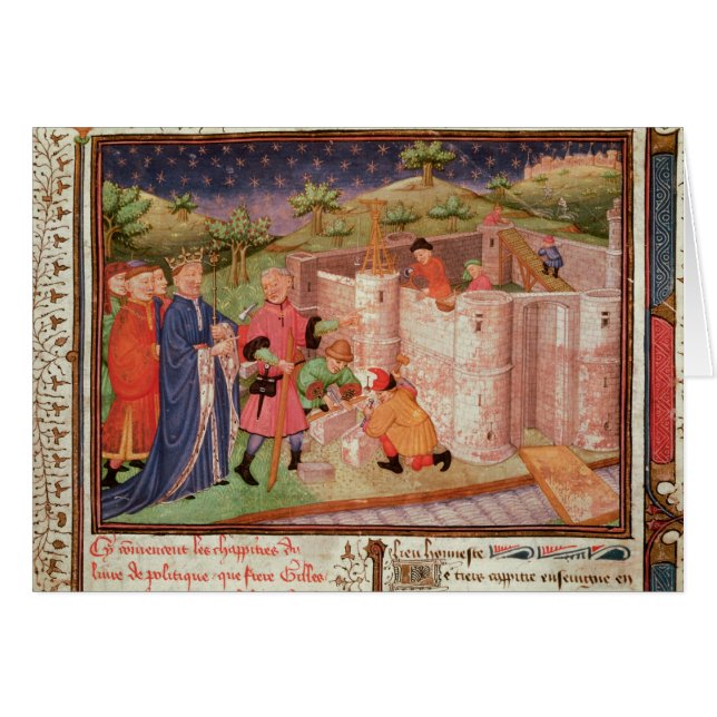 Bouw van een kasteel (Voorkant Horizontaal)