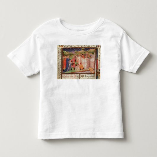 Bouw van een kasteel kinder shirts (Voorkant)