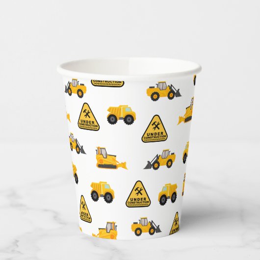 Bouw van een Kind voor vrachtwagens Papieren Bekers (Links)