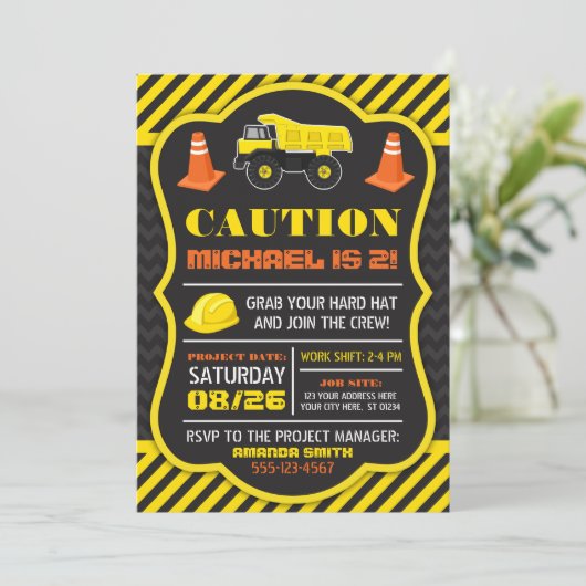 Bouw van een uitnodiging op zaterdag met enveloppe (Staand voorkant)