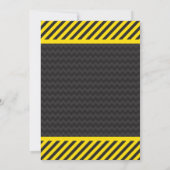 Bouw van een uitnodiging op zaterdag met enveloppe (Achterkant)