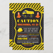 Bouw van een uitnodiging op zaterdag met enveloppe (Voorkant / Achterkant)