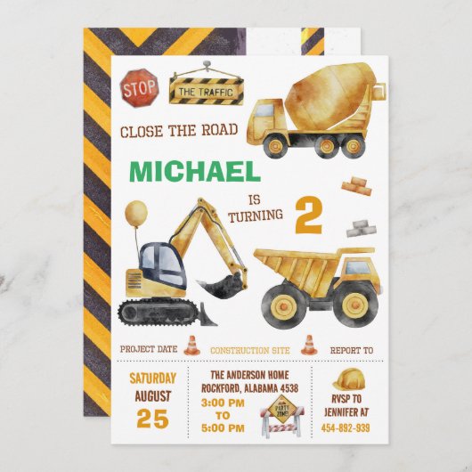 Bouw van een uitnodiging tot het indienen van voor (Voorkant / Achterkant)