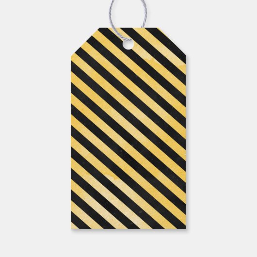 Bouw van een vrachtwagen op de vrachtwagen cadeaulabel (Achterkant)