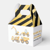 Bouw van een vrachtwagen op een dag bedankdoosjes (Voorkant Zijde)