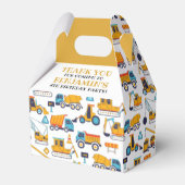 Bouw van een vrachtwagen op een dag bedankdoosjes (Voorkant Zijde)