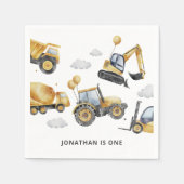 Bouw van een vrachtwagen servet (Voorkant)