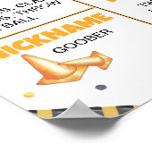 Bouw van een vrachtwagen - zeemijlteken poster (Hoek)