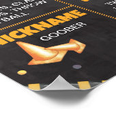 Bouw van een vrachtwagen - zeemijlteken poster (Hoek)