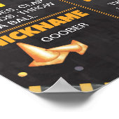 Bouw van een vrachtwagen - zeemijlteken poster (Hoek)