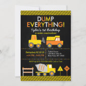 Bouw van een vrachtwagenbord, 1e verjaardag kaart (Voorkant)