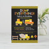 Bouw van een vrachtwagenbord, 1e verjaardag kaart (Staand voorkant)