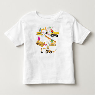 Bouw van een vrachtwagenfeest kinder shirts
