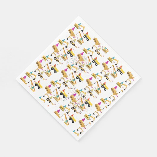 Bouw van een vrachtwagenfeest servet (Hoek)