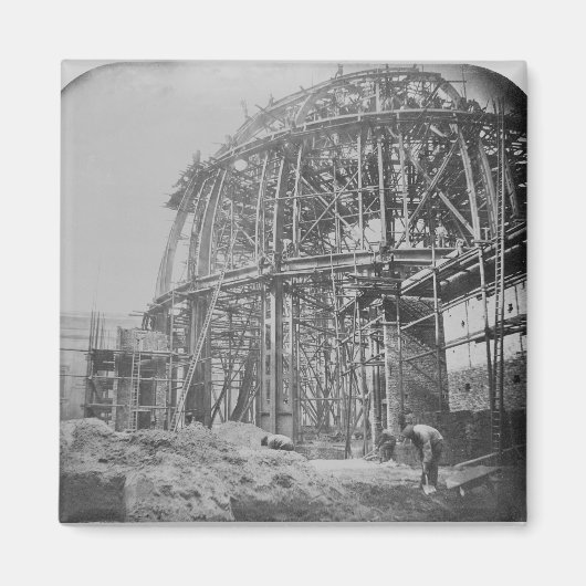 Bouw van het British Museum Reading Magneet (Voorkant)