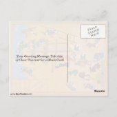 Bouw van het fort door Kamal Ud-Din Behzad Briefkaart (Achterkant)