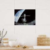 Bouw van het internationaal ruimtestation poster (Keuken)