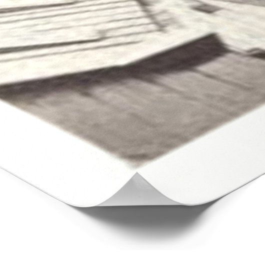 Bouw van het Vrijheidsbeeld Poster (Hoek)