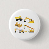 Bouw van Kinderen Ronde Button 3,2 Cm (Voorkant)